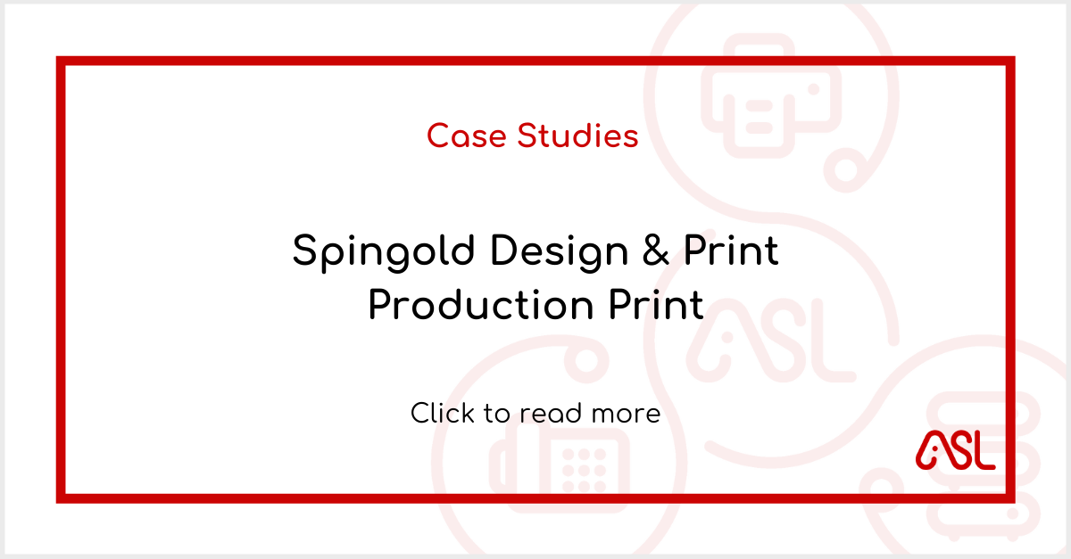 Spingold Design and print